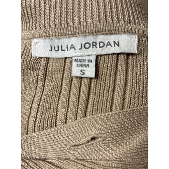 Julia Jordan women’s Ribbed Long-Sleeve Collared Midi Dress Size Small NWT - Picture 6 of 8